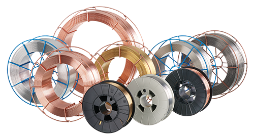 Spools of MIG/MAG welding wire