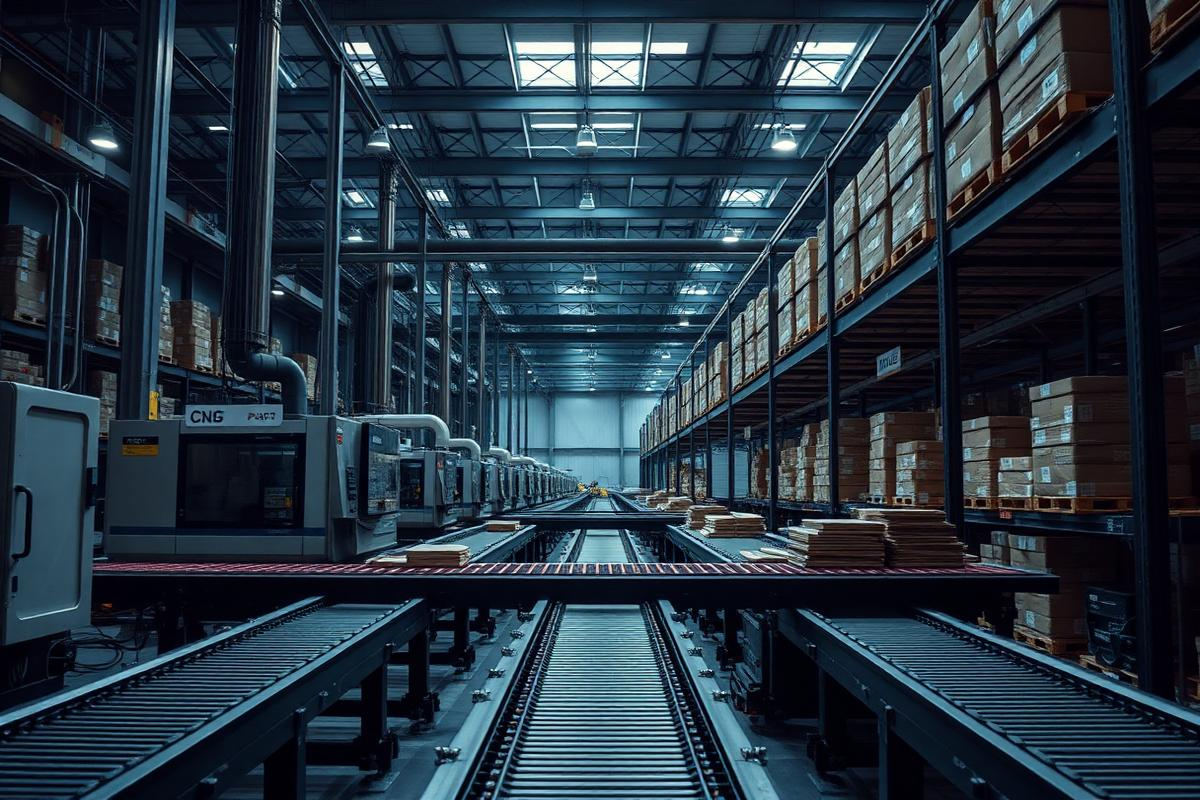 Smart Factory Material Handling at a Uniweldz Solutions client facility