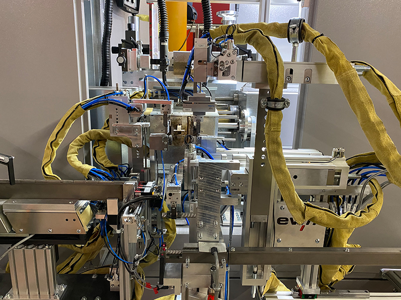 Engineer using robot simulation and offline programming software